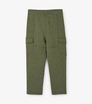 Moss Melange Cargo Jogger