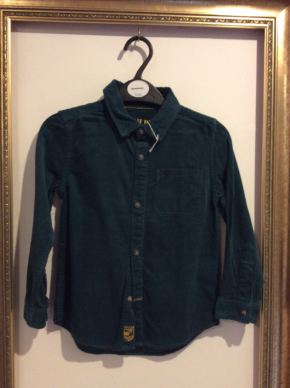 Pre-loved Joules Green Cord Shirt 5y