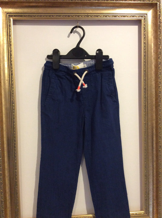 Pre-loved Boden Blue Trousers 4y