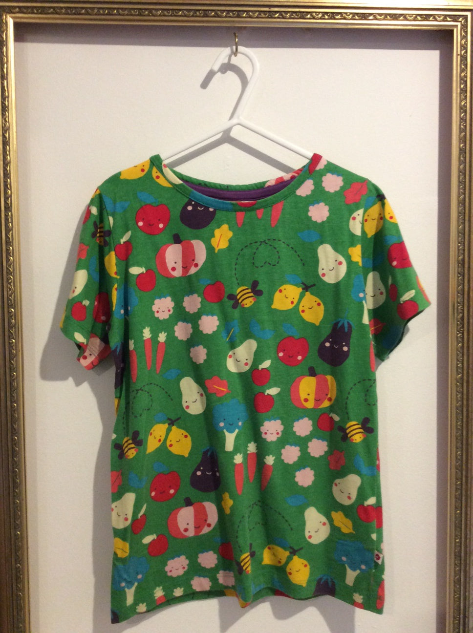 Pre-loved Piccalilly Veg T-Shirt 5-6y