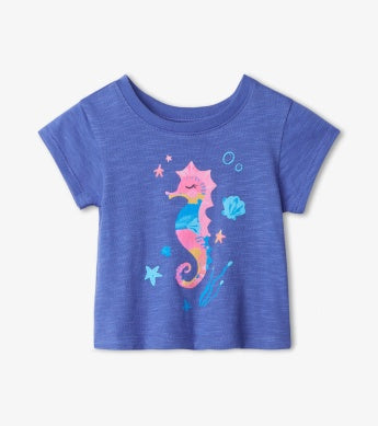 Pretty Seahorse Baby Tee